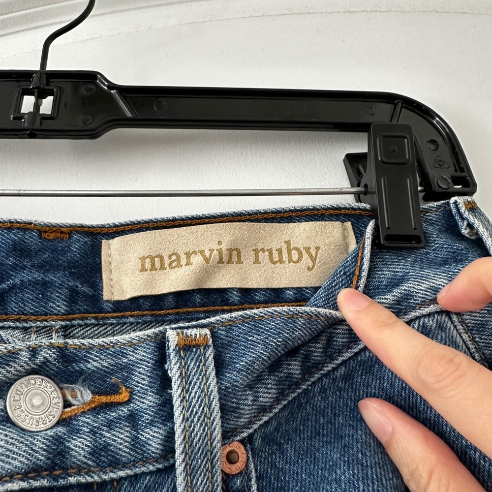 Marvin Ruby Vintage Patchwork Jeans - Excellent C… - image 2